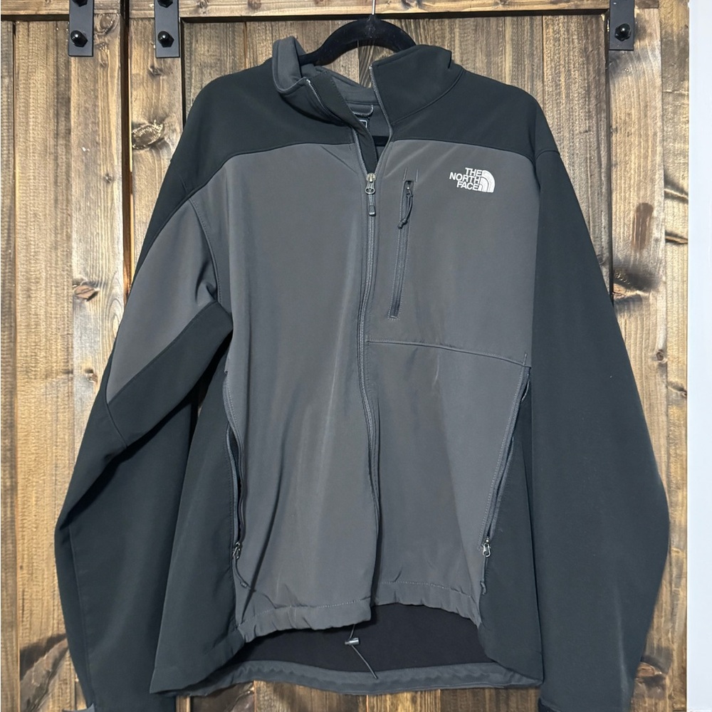 The North Face Men's Black and Charcoal Performance Jacket